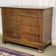 Commode Louis Philippe fin XIXème en noyer et sapin