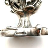 Wiskeman, pair of rococo chandelier, silver metal