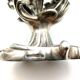 Wiskeman, pair of rococo chandelier, silver metal