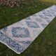 Vintage Turkish hallway rug 86x715 cm