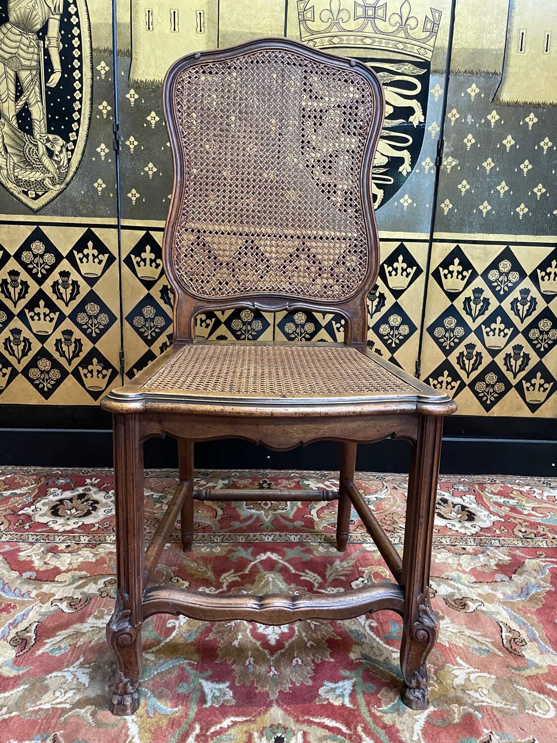 Suite of 6 Louis XVI style cane chairs