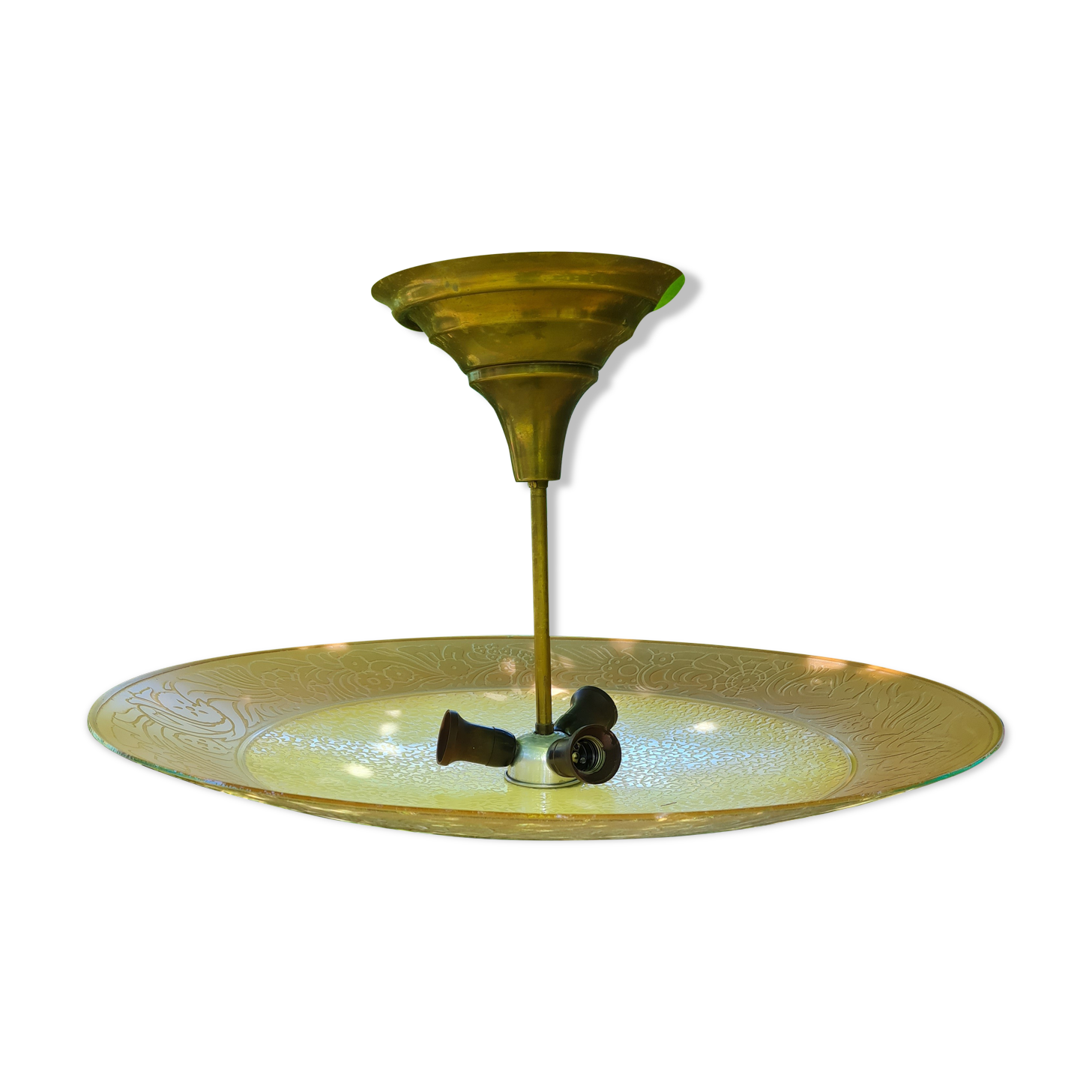 art deco pendant lamp or chandelier