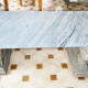 Jean-Charles Moreux style marble and stone table