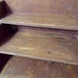 Old atypical wooden shelf
