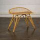 Bureau en rotin et sa chaise