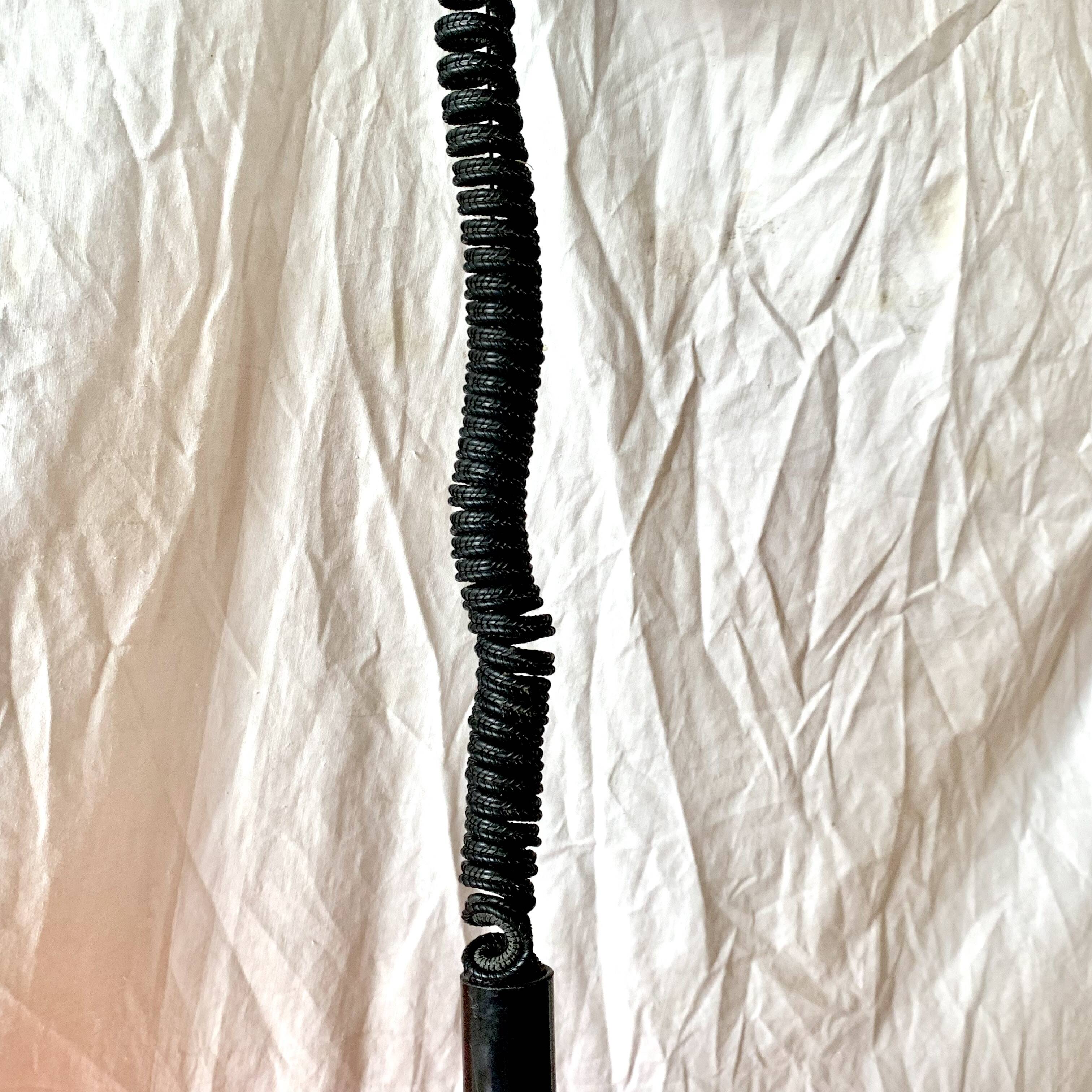 Suspension Space Age Design en métal laqué orange