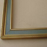 Empire green and gold frame foliage 56.7 x 44.6 cm