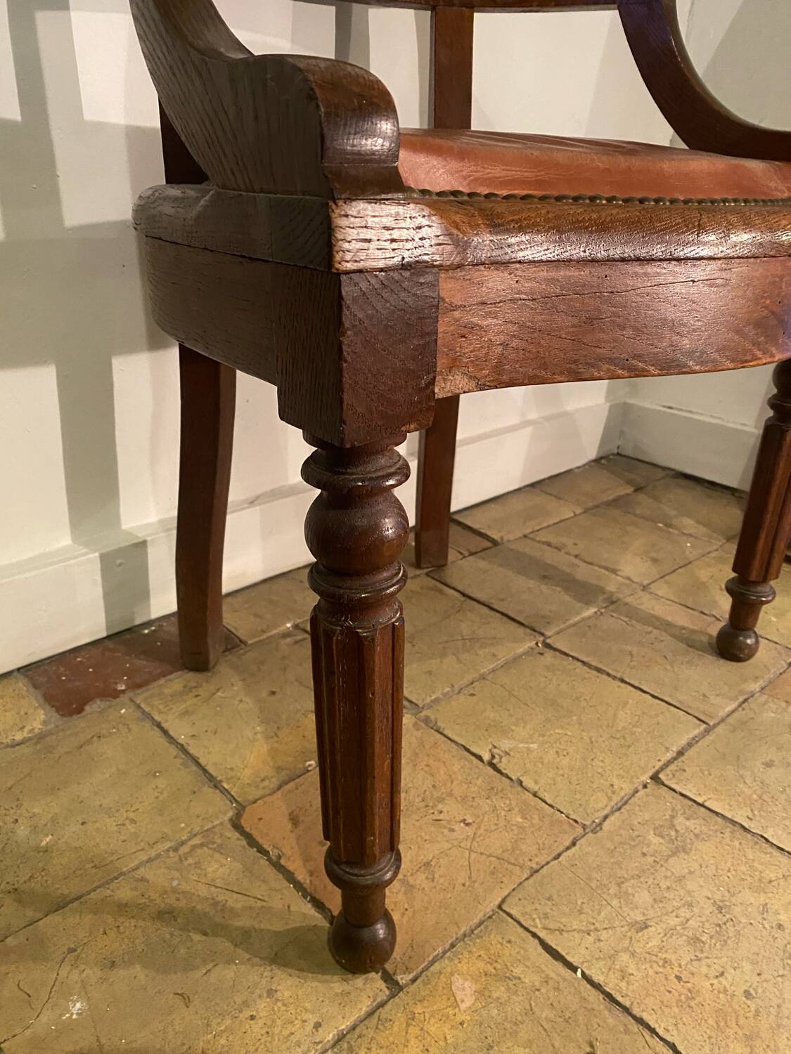 19th century Restoration style armchair