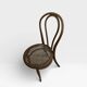 Set of 4 Authentic Thonet Chairs No. 18 – Bent Wood and Rattan
