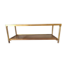 Table low 2 Golden floors and sunglasses with gold mirror effect