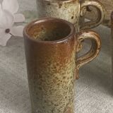 Pyrite stoneware coffee cups