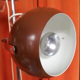 Herda chrome floor lamp with adjustable eyeball lights