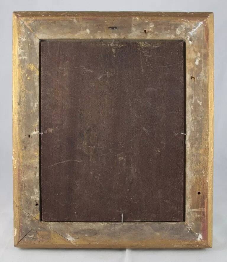 Antique Framed Portrait Painting of a Woman