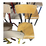 Set of 16 school chairs