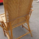 Wicker long chair