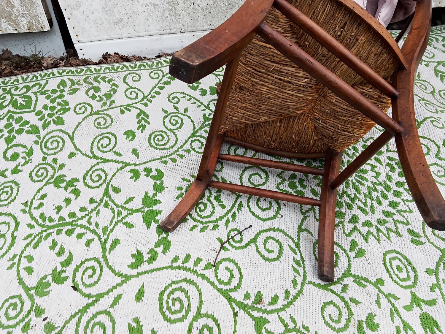 Fauteuil paillé