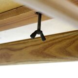 Restored Ash Veneered Extendable Dining Table, 1960s