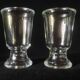 Deux verres à liqueur de bistrot