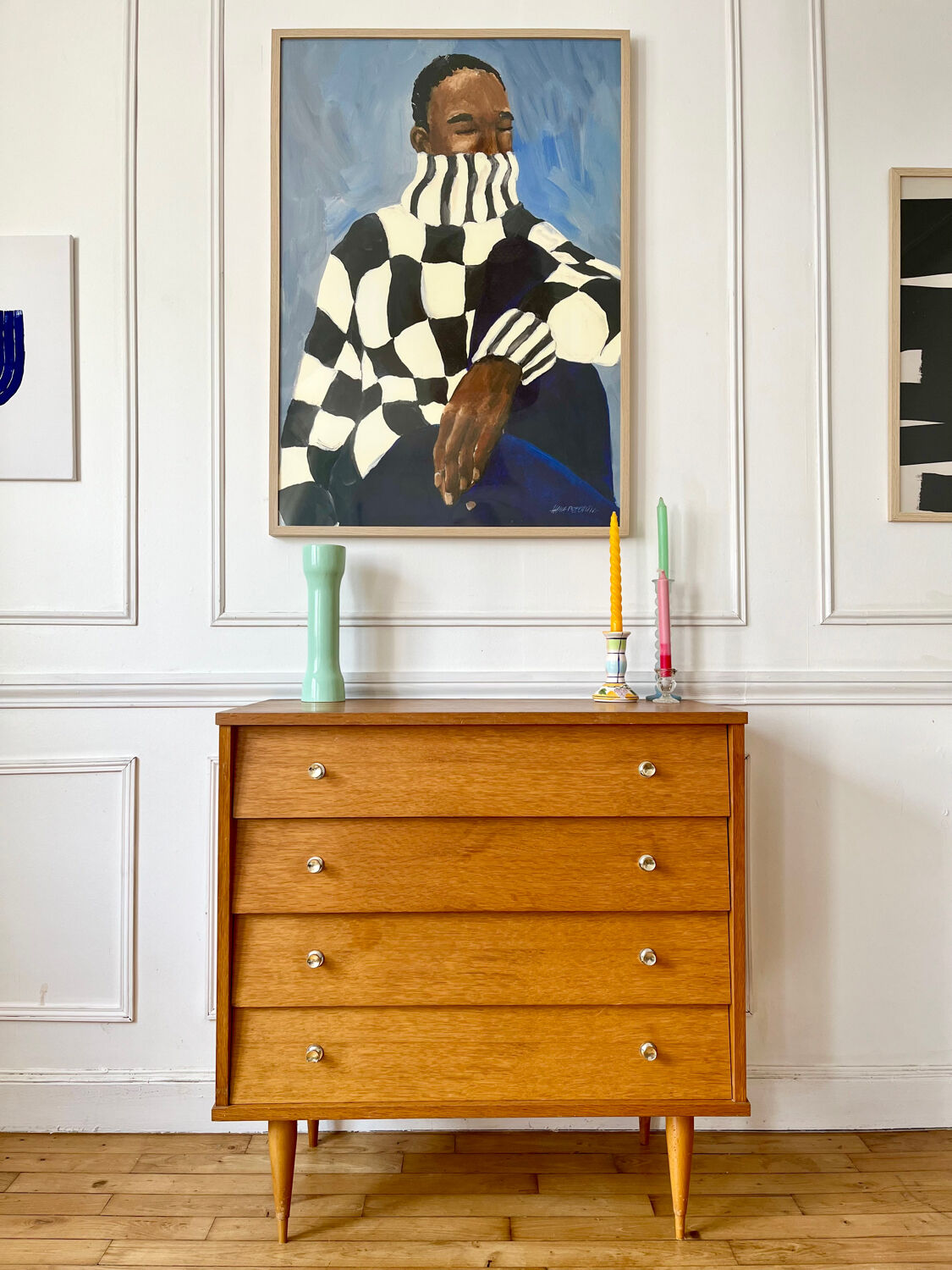 Chest of drawers 4 drawers vintage