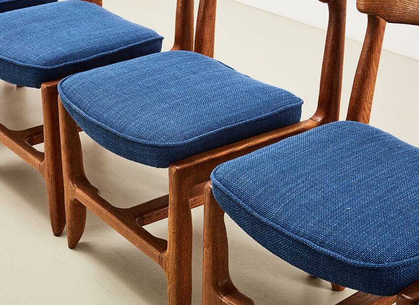 Guillerme & Chambron Set of 6 'Veronique' Dining Chairs for Votre Maison