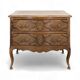 Louis XV style neo-rustic curved chest of drawers