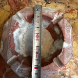 Ashtray / Art Deco double marble catchall