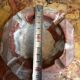 Ashtray / Art Deco double marble catchall