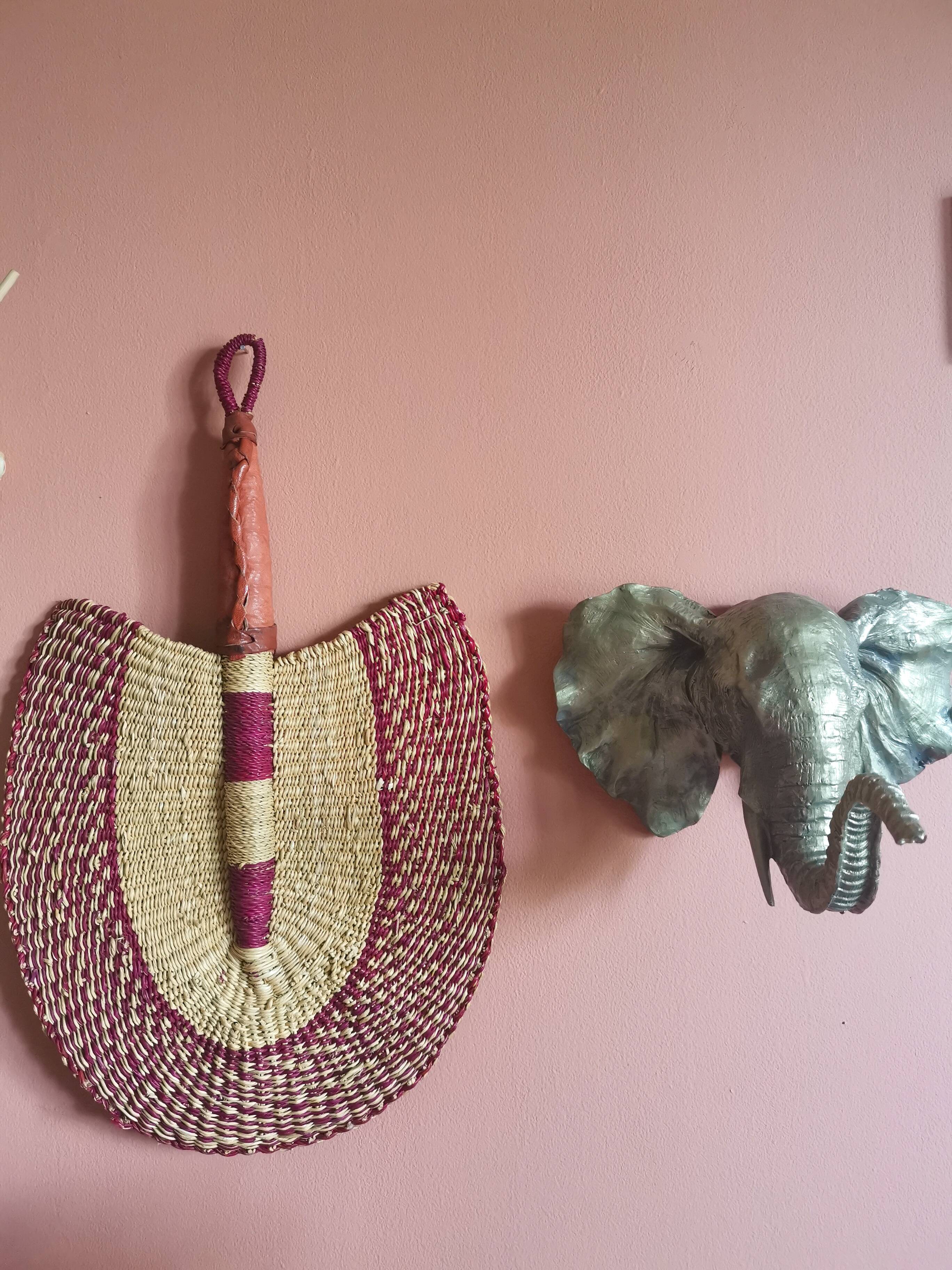 African decorative bolga fan