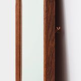 Baroque carved wooden beveled mirror in Louis XV style, France 1900s