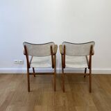 Pair of vintage bridge chairs – Scandinavian style