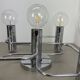 Beautiful 5-light sciolari ceiling light sconces by leola leuchten germany 1970s