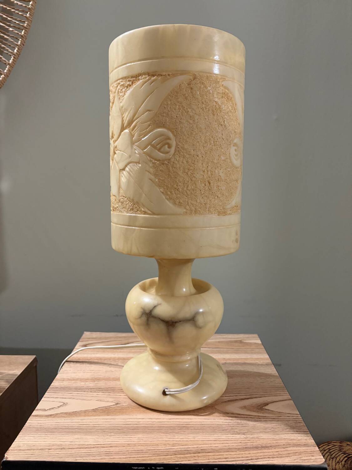 Lampe en albâtre 40cm