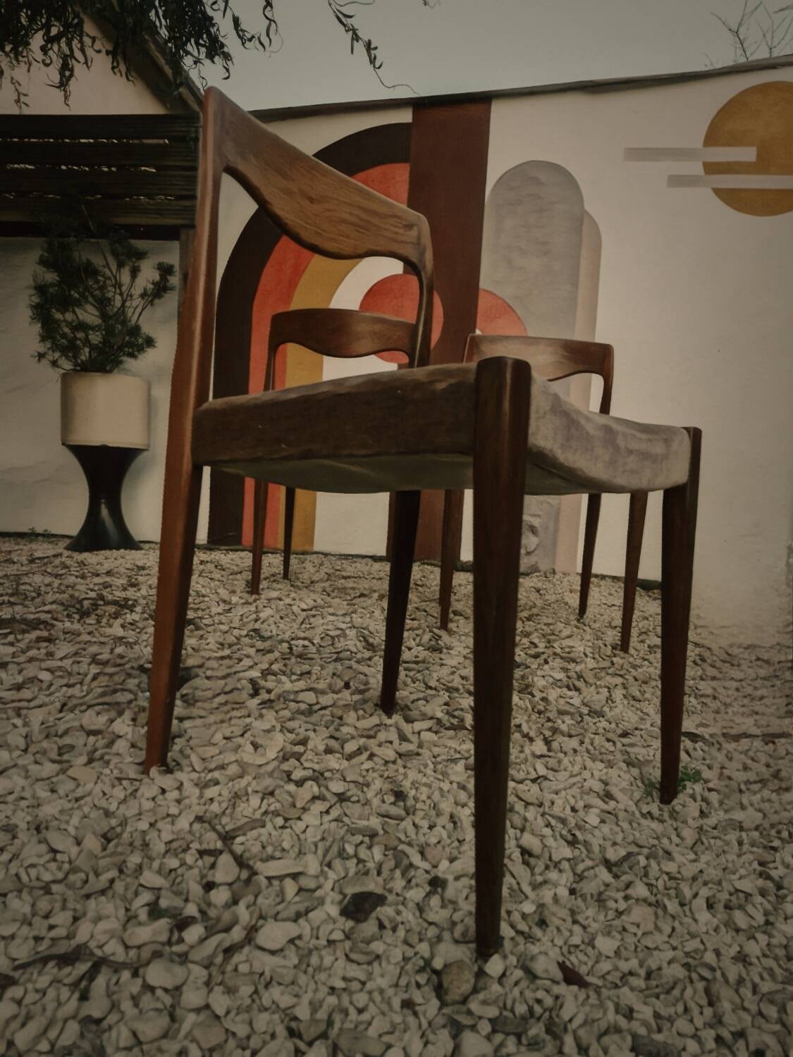 SET 4 Chaises Design Niels Otto Møller 1960