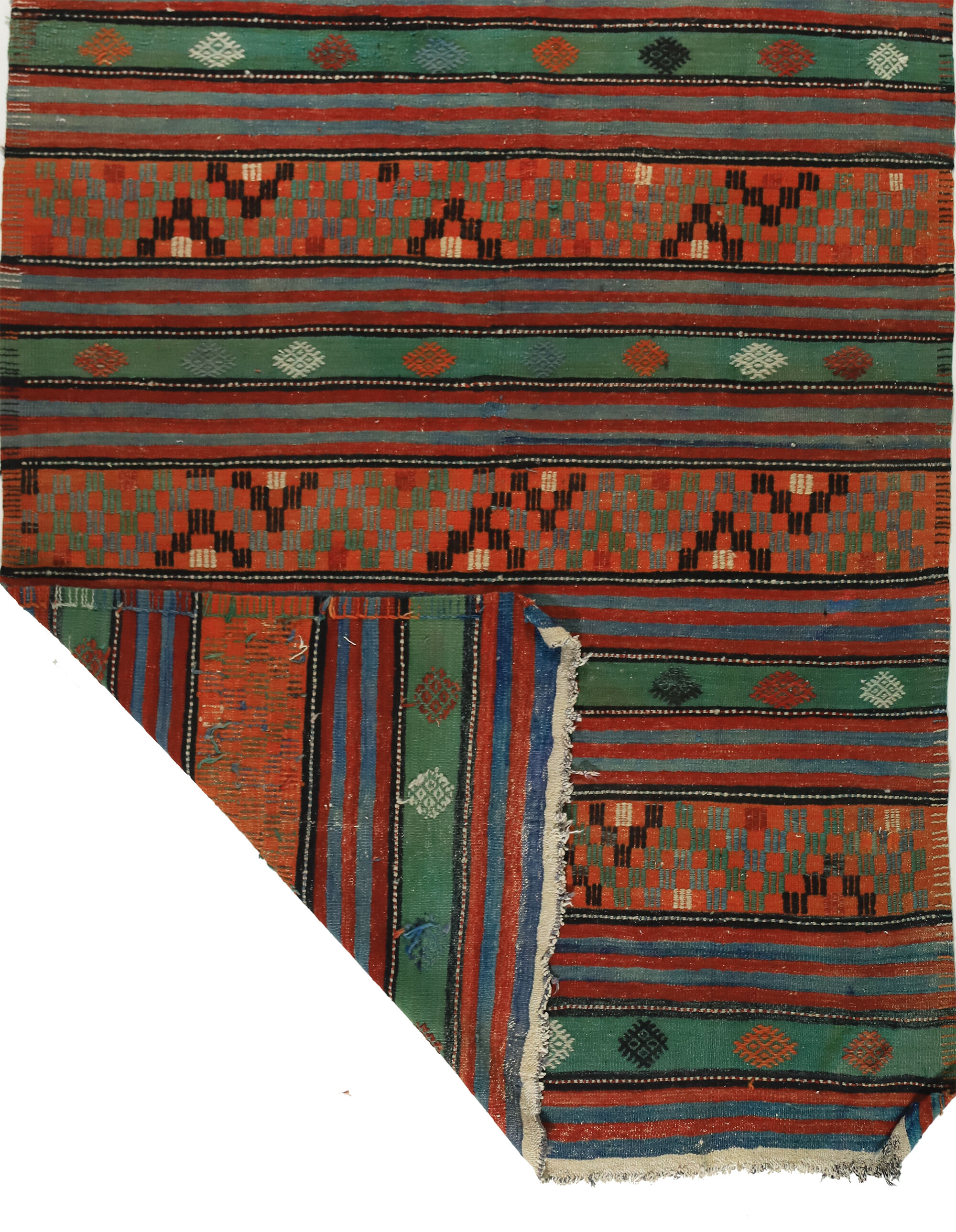 Anatolian handmade kilim rug 292 cm x 166 cm