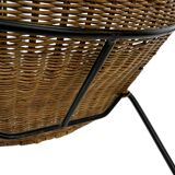 Vintage Rattan Chair Office Chair Gian Franco Legler 1950’S