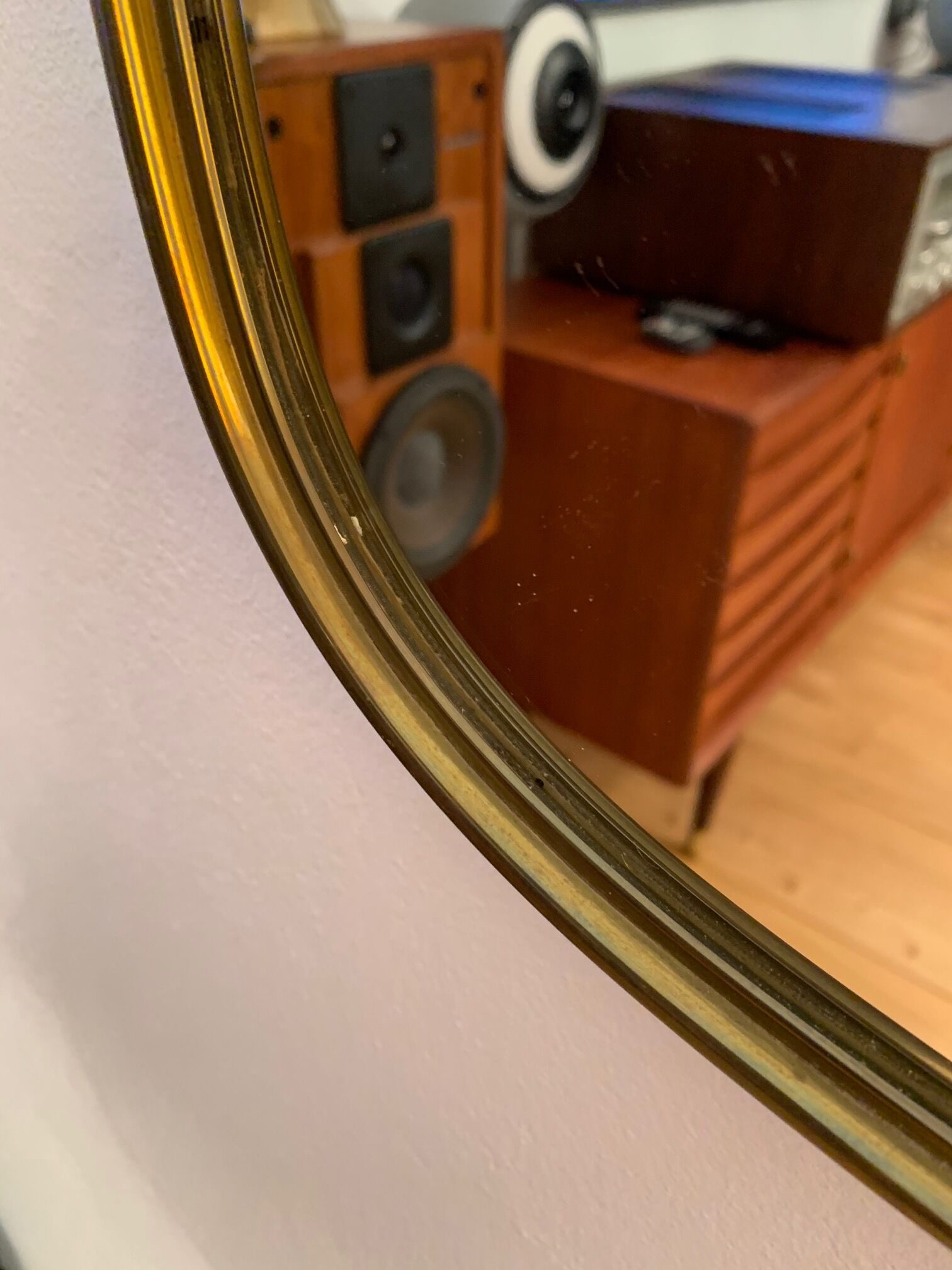 Mirror, Italy, 1950s 44x72cm