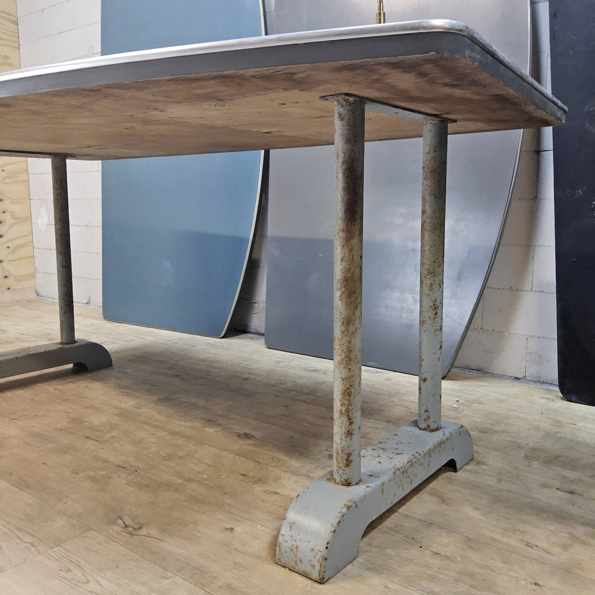 Vintage (50s) industrial tables / tabletops (Gispen style)