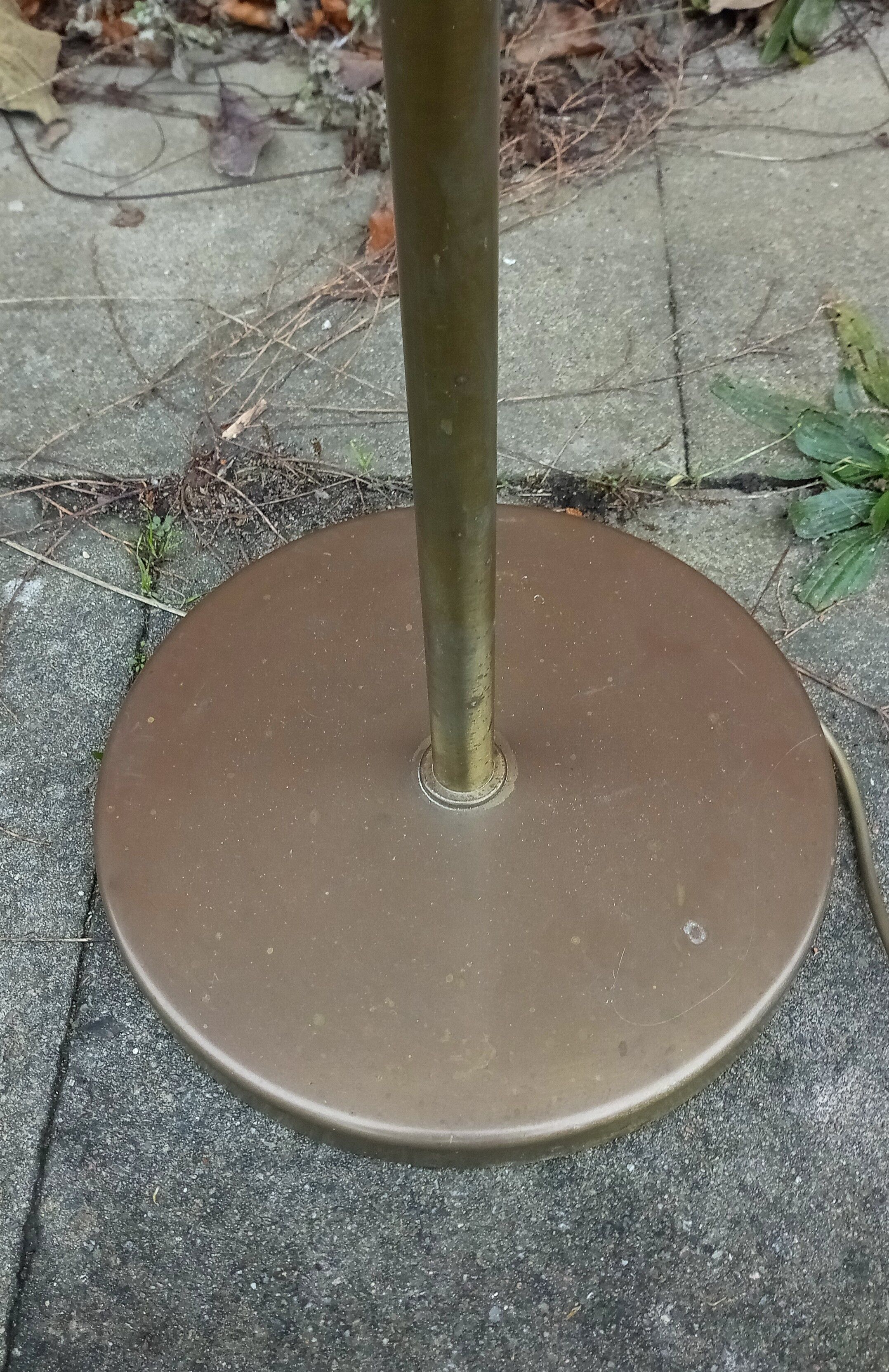 Brass floorlamp by Swiss International