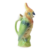 Parrot carafe in earthenware