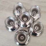 6 stainless steel 18/10 dessert bowls