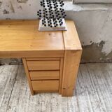1970s pine desk
