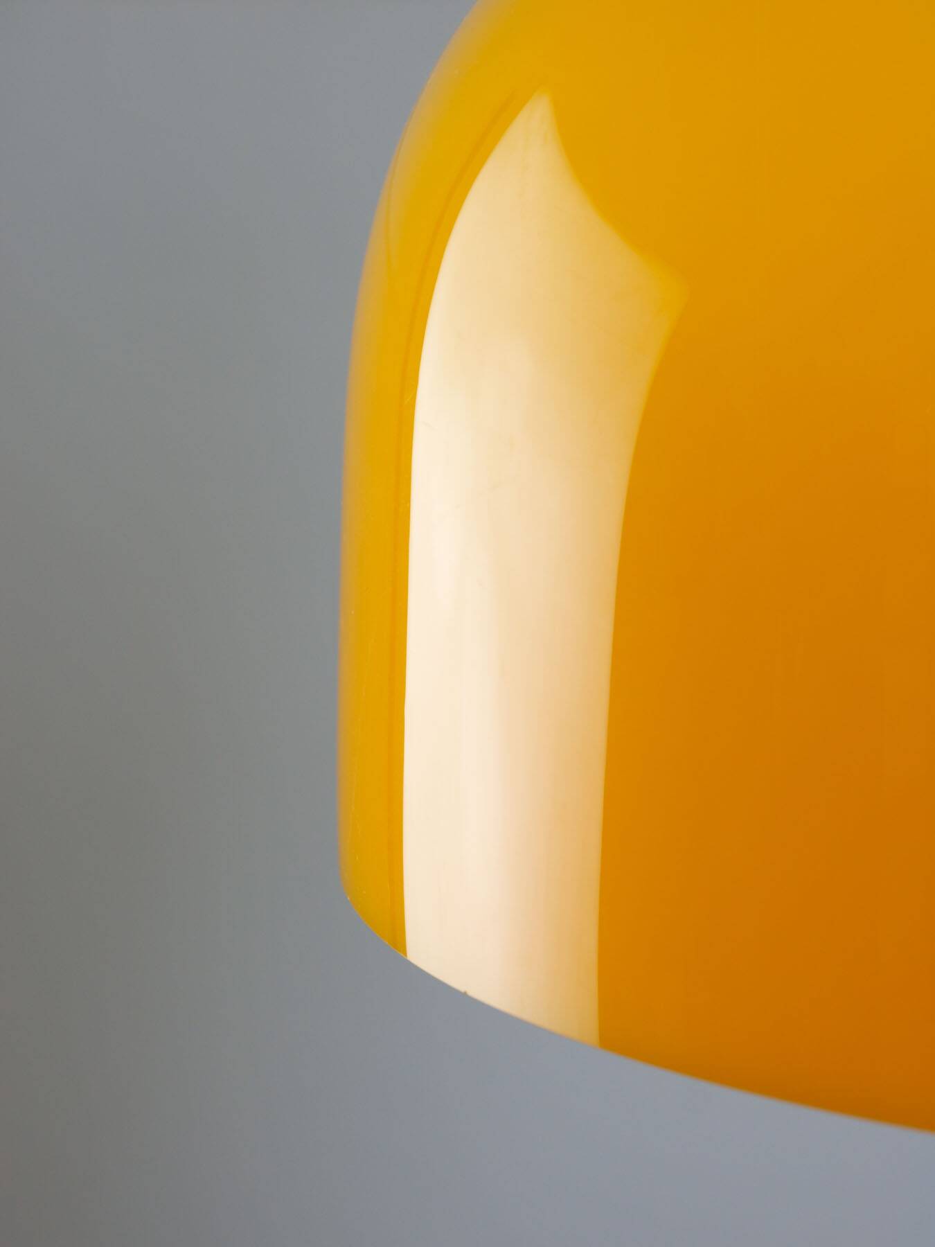 Space Age Yellow Pendant from Guzzini, 1970s