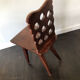 Set of 4 vintage brutalist chairs 50's