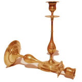 Brass candle holders