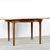 Midcentury Extending Round Teak Table And Chairs From Nathan. Modern / Dani