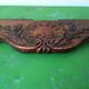 Massive walnut fronton from the 19th century