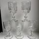 Set of 5 crystal wine glasses 50-60s