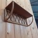 Rattan shelf