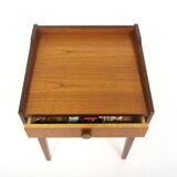 Scandinavian teak bedside table, Sweden, 1960
