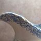 Antique brocade by Jules Vieillard Bordeaux blue & white – Ironstone, floral decoration – 19th century
